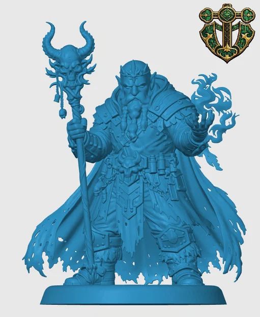 Mô hình Duergar Warlock cho game nhập vai - Image 3
