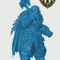 Mô hình Duergar Barbarian cho game RPG - Thumbnail 2