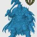 Mô hình Duergar Barbarian cho game RPG - Thumbnail 3