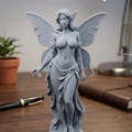 Mô hình tượng nàng tiên (Fairy Statue) nghệ thuật in 3D cực đẹp - Thumbnail 1