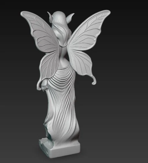 Mô hình tượng nàng tiên (Fairy Statue) nghệ thuật in 3D cực đẹp - Image 2