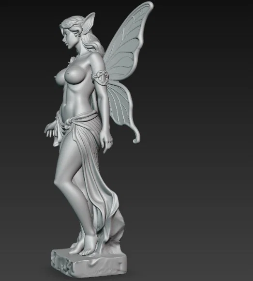 Mô hình tượng nàng tiên (Fairy Statue) nghệ thuật in 3D cực đẹp - Image 4