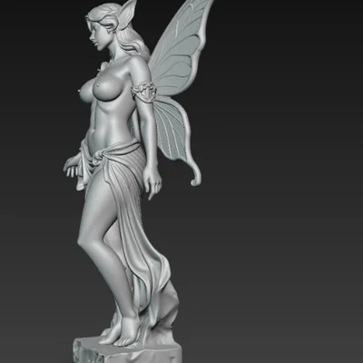 Mô hình tượng nàng tiên (Fairy Statue) nghệ thuật in 3D cực đẹp