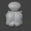 Mô hình 3D nhân vật giữ bút để bàn sáng tạo và đáng yêu - Thumbnail 2