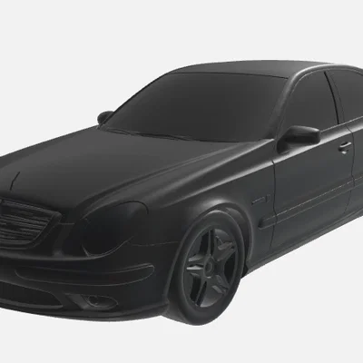 Mercedes-Benz E55 AMG W211 — Mô hình sedan hiệu suất cao nước Đức cổ điển