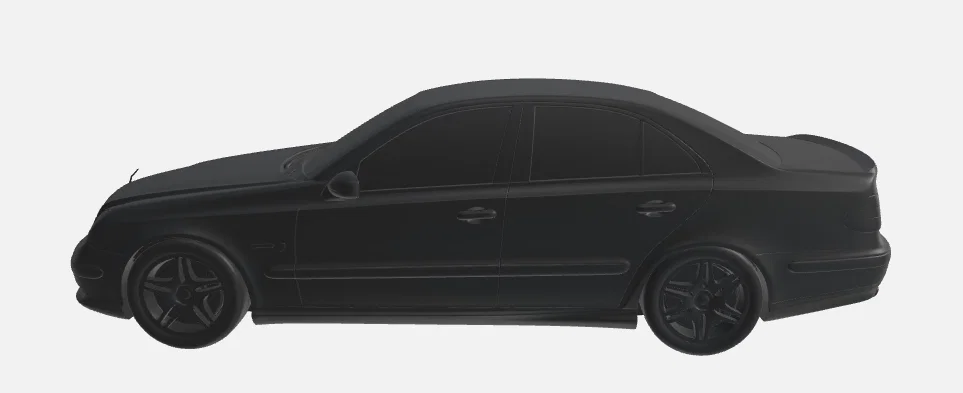 Mercedes-Benz E55 AMG W211 — Mô hình sedan hiệu suất cao nước Đức cổ điển - Image 2