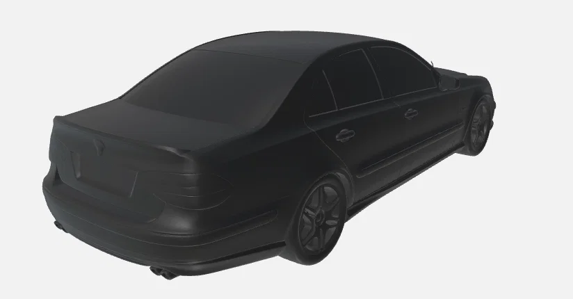 Mercedes-Benz E55 AMG W211 — Mô hình sedan hiệu suất cao nước Đức cổ điển - Image 3