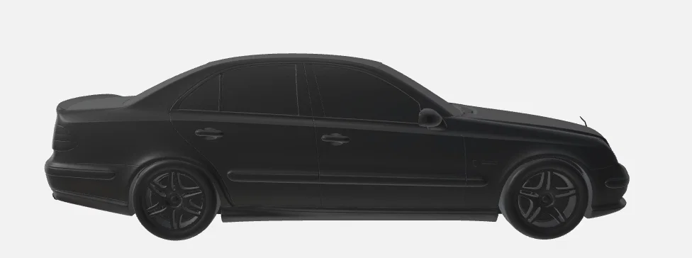 Mercedes-Benz E55 AMG W211 — Mô hình sedan hiệu suất cao nước Đức cổ điển - Image 5