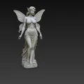 Tượng Tiên Nữ Thanh Thoát (Slender Fairy Statue) In 3D Độc Đáo - Thumbnail 2