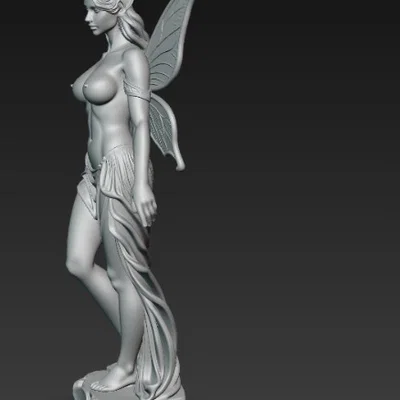 Tượng Tiên Nữ Thanh Thoát (Slender Fairy Statue) In 3D Độc Đáo