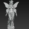 Tượng Tiên Nữ Thanh Thoát (Slender Fairy Statue) In 3D Độc Đáo - Thumbnail 5