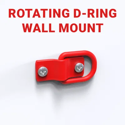 Móc Treo D-Ring Xoay Gắn Tường | Giá Treo Xoay Đa Năng