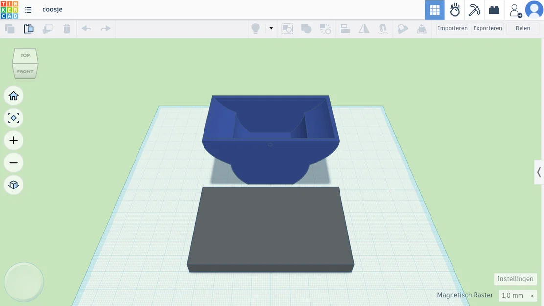 Hộp đựng đồ đa năng thiết kế đơn giản - File in 3D tiện ích - Image 1