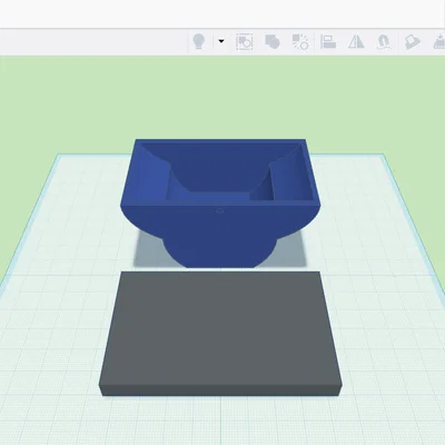 Hộp đựng đồ đa năng thiết kế đơn giản - File in 3D tiện ích