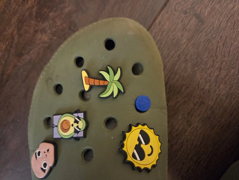 Đế Jibbit Croc Charm Trơn Dễ Dàng Tùy Chỉnh - Image 1