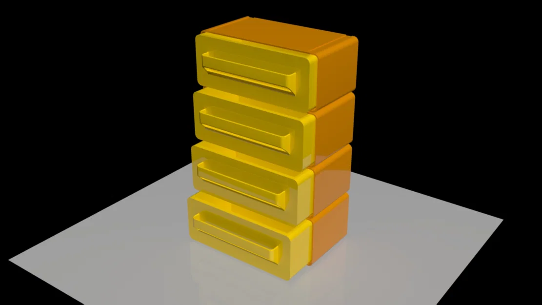Hệ thống ngăn kéo để bàn xếp chồng - Tự in 3D đơn giản và tiện ích - Image 1