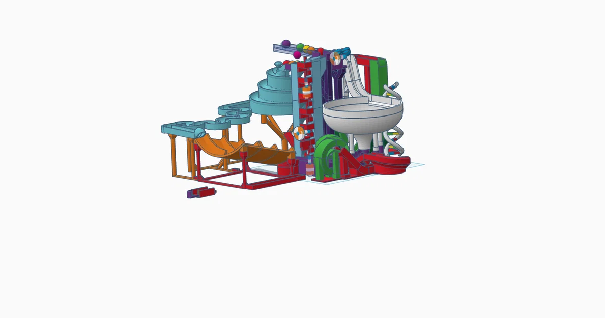 Mô hình đường chạy bi Marble Run 3D sáng tạo và độc đáo - Image 1