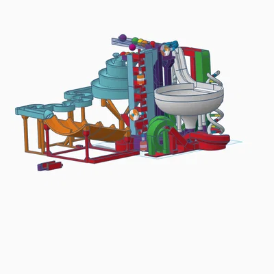 Mô hình đường chạy bi Marble Run 3D sáng tạo và độc đáo