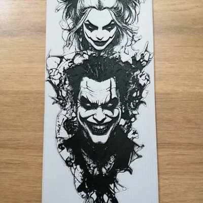Mô hình Hueforge Harley Quinn và Joker