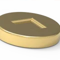 Mô hình đồng xu cổ điển 3D in đơn giản và tinh tế - Thumbnail 3