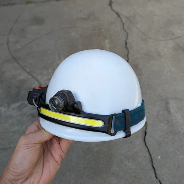 Kẹp giữ dây đèn pin cho nón bảo hộ - Image 2