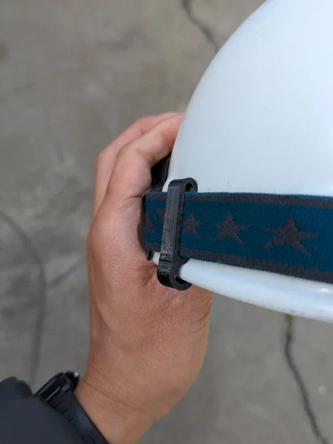 Kẹp giữ dây đèn pin cho nón bảo hộ - Image 4