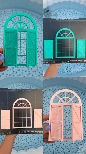 Cửa sổ có rèm che decor - Image 1
