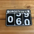 Oldometer: Mừng tuổi 60 - Bảng hiệu và phụ kiện trang trí bánh kem - Thumbnail 2