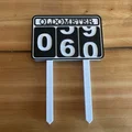 Oldometer: Mừng tuổi 60 - Bảng hiệu và phụ kiện trang trí bánh kem - Thumbnail 3