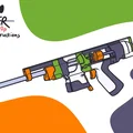 Mô hình súng Nerf Skewer thiết kế bởi Charamile Designs - Thumbnail 2