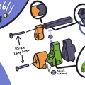 Mô hình súng Nerf Skewer thiết kế bởi Charamile Designs - Thumbnail 3
