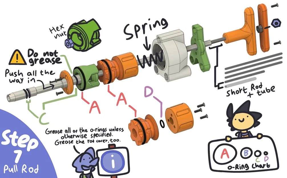 Mô hình súng Nerf Skewer thiết kế bởi Charamile Designs - Image 9