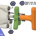 Mô hình súng Nerf Skewer thiết kế bởi Charamile Designs - Thumbnail 11