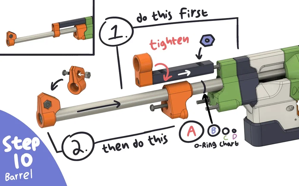 Mô hình súng Nerf Skewer thiết kế bởi Charamile Designs - Image 12
