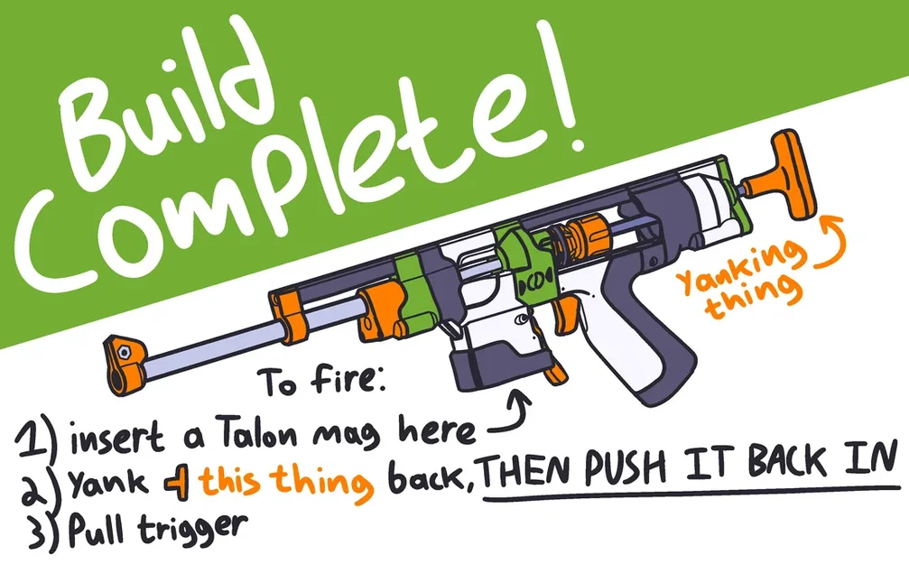 Mô hình súng Nerf Skewer thiết kế bởi Charamile Designs - Image 13