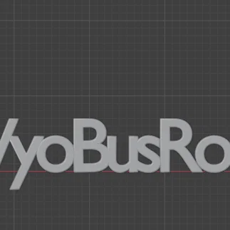 Móc khóa in 3D WyoBusRodeo - Phụ kiện nhỏ gọn và cá tính