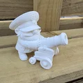 Navy Cannon Gnome - Chú Lùn Hải Quân Bên Khẩu Pháo - Thumbnail 1