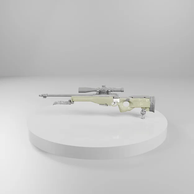 File mô hình prop súng L96a1 trong game Call of Duty Black Ops 1 - Image 1