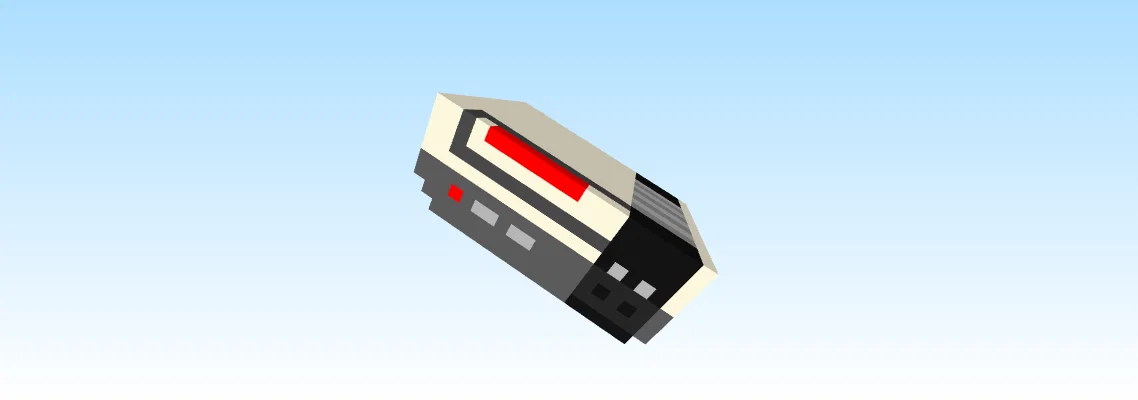 Mô hình máy chơi game NES phong cách Voxel art 3D cực đẹp - Image 2
