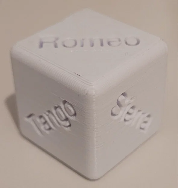 Bộ xúc xắc bảng chữ cái NATO in 3D - Công cụ hỗ trợ ghi nhớ độc đáo - Image 3