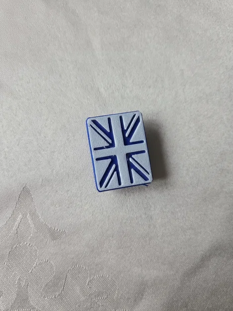 Jibbit Croc Charm hình lá cờ Anh Union Jack - Image 2