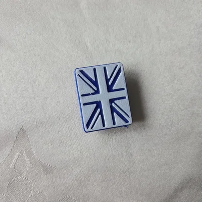 Jibbit Croc Charm hình lá cờ Anh Union Jack
