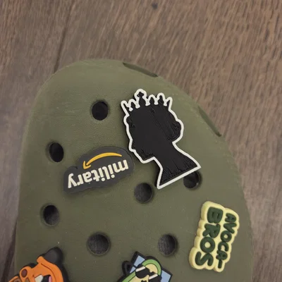 Jibbit Croc Charm Hình Bóng Nữ Hoàng Elizabeth II