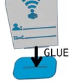 Bảng ghi thông tin WiFi để bàn - Thiết kế 3D hiện đại - Thumbnail 4