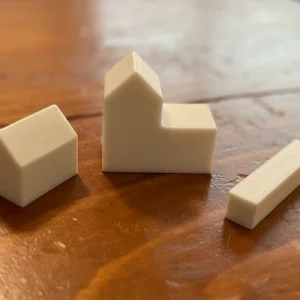 Bộ mảnh Catan thay thế (Road, Settlement, City) in 3D