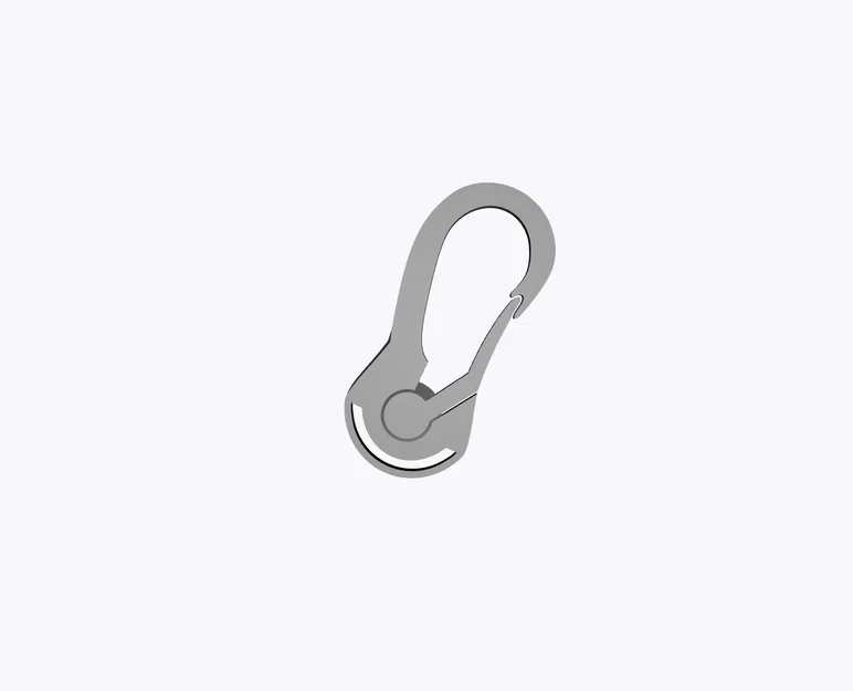 Móc khóa 3D Mini Click Carabiner siêu nhỏ gọn và tiện lợi - Image 1