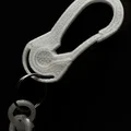 Móc khóa 3D Mini Click Carabiner siêu nhỏ gọn và tiện lợi - Thumbnail 2