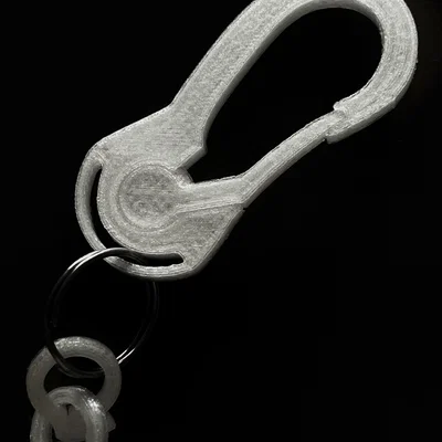 Móc khóa 3D Mini Click Carabiner siêu nhỏ gọn và tiện lợi