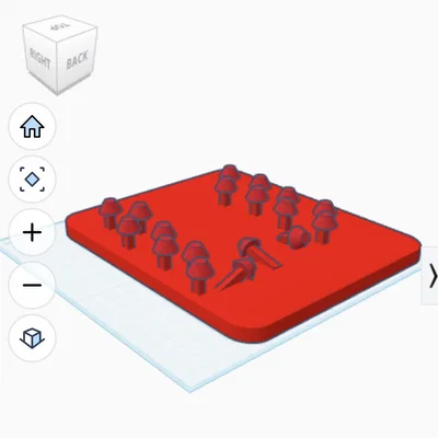 Mô hình tái hiện khung cảnh chiến tranh (Civil War Scene) 3D đơn giản