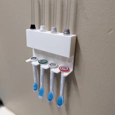 Giá treo bàn chải Sonicare và vòi xịt Waterpik gọn gàng